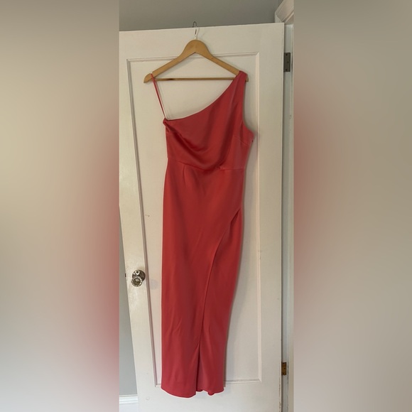 BHLDN One-Shoulder Pink Dress - Picture 5 of 6